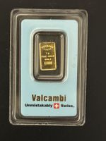 Goldbarren 1g Valcambi Suisse