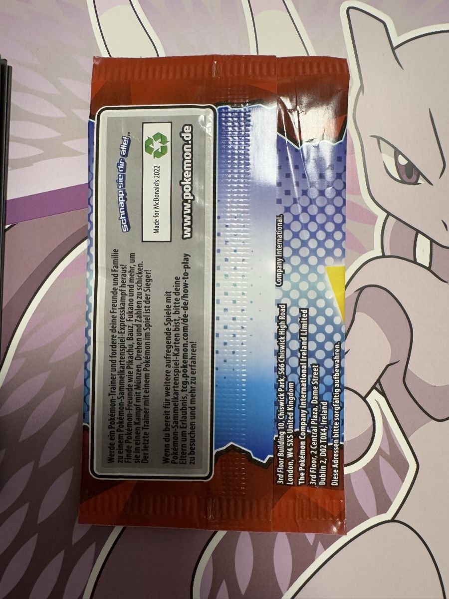 Pokémon Sammelbilder & Trading cards: POKÉMON - MCDONALD'S MATCH BATTLE -2022- EN – Neu und originalverpackt aus Emmenbrücke von paj_q8wx 4