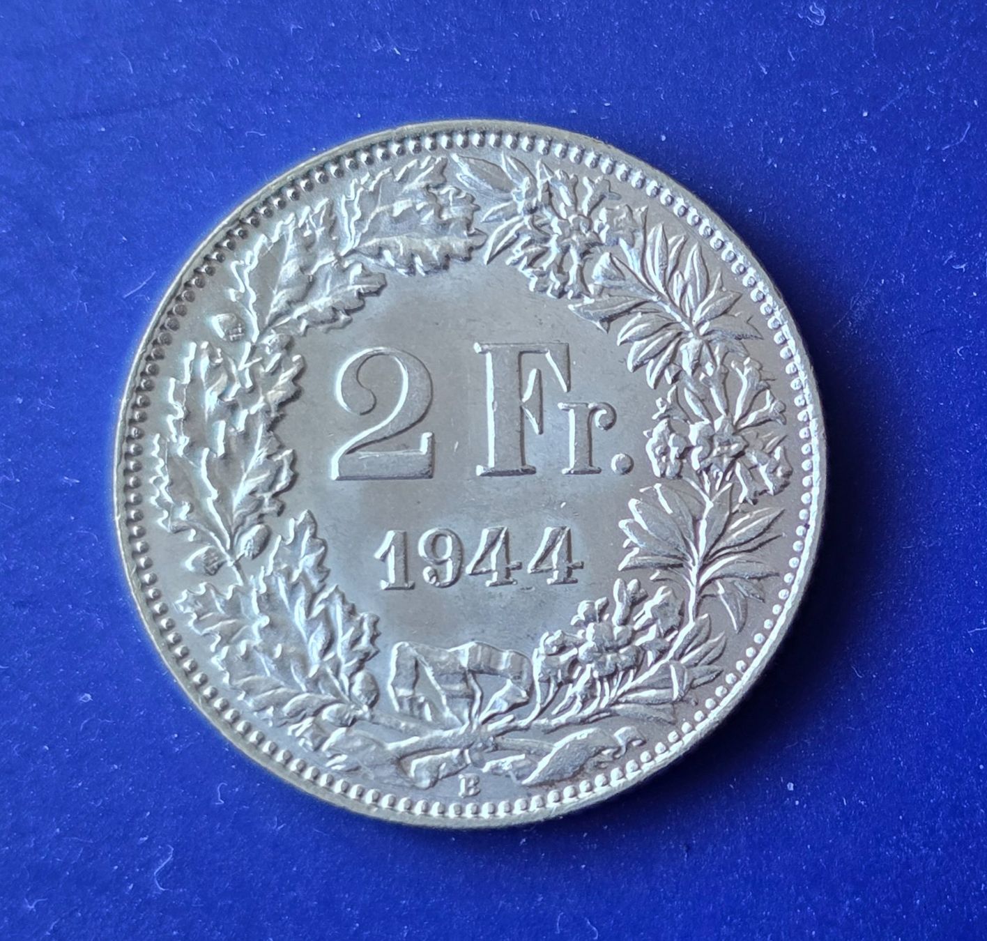 Tutti le monete: Silber Schweiz 2 Fr. 1944 Top Erhaltung – Usato da Winterthur venduto da Cruiser3