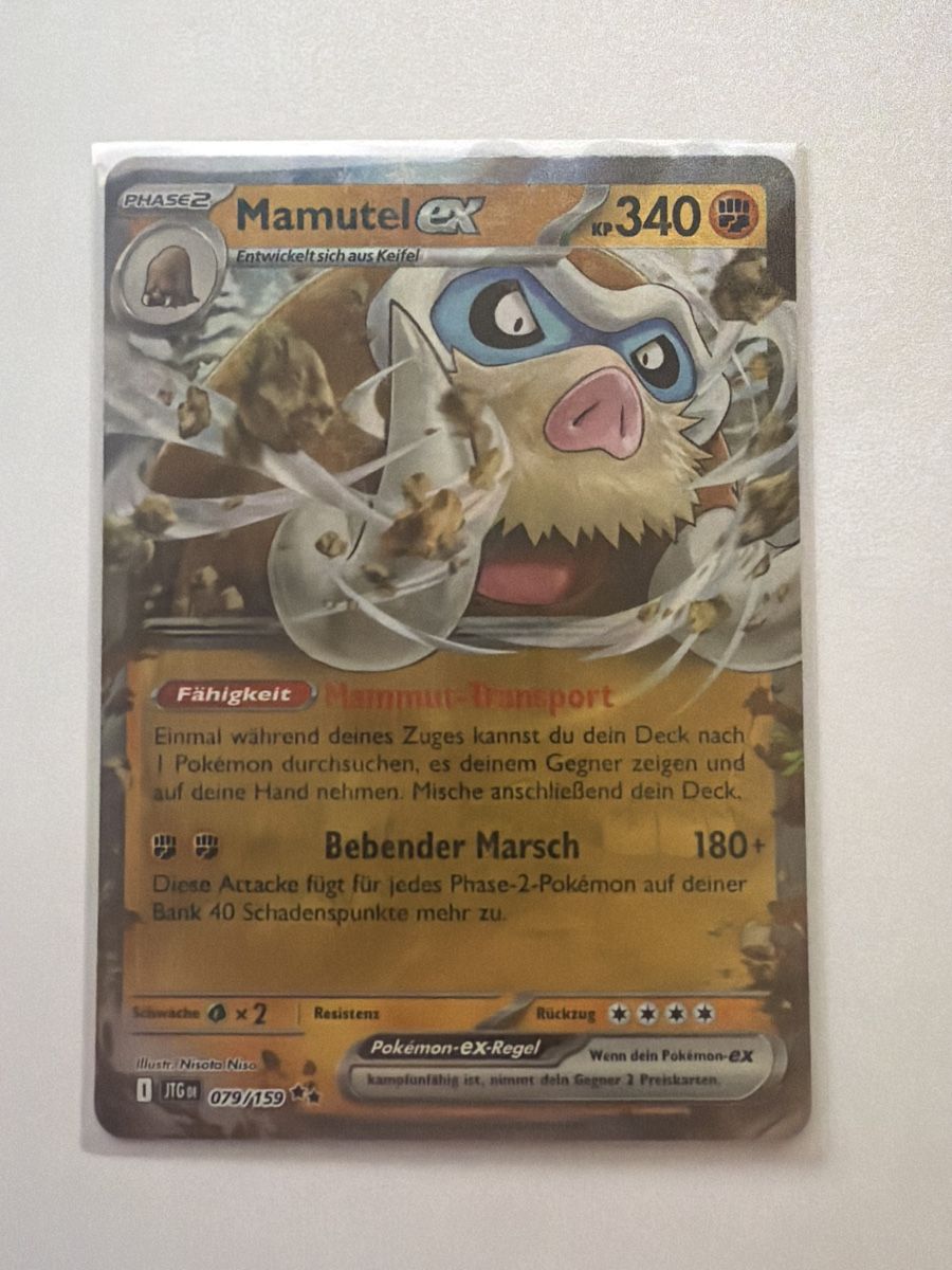 Pokémon Carte collezionabili: Mamutel/ Reisegefährten/ 079-159 – Nuovo (secondo la descrizione) da Tafers venduto da TCG911