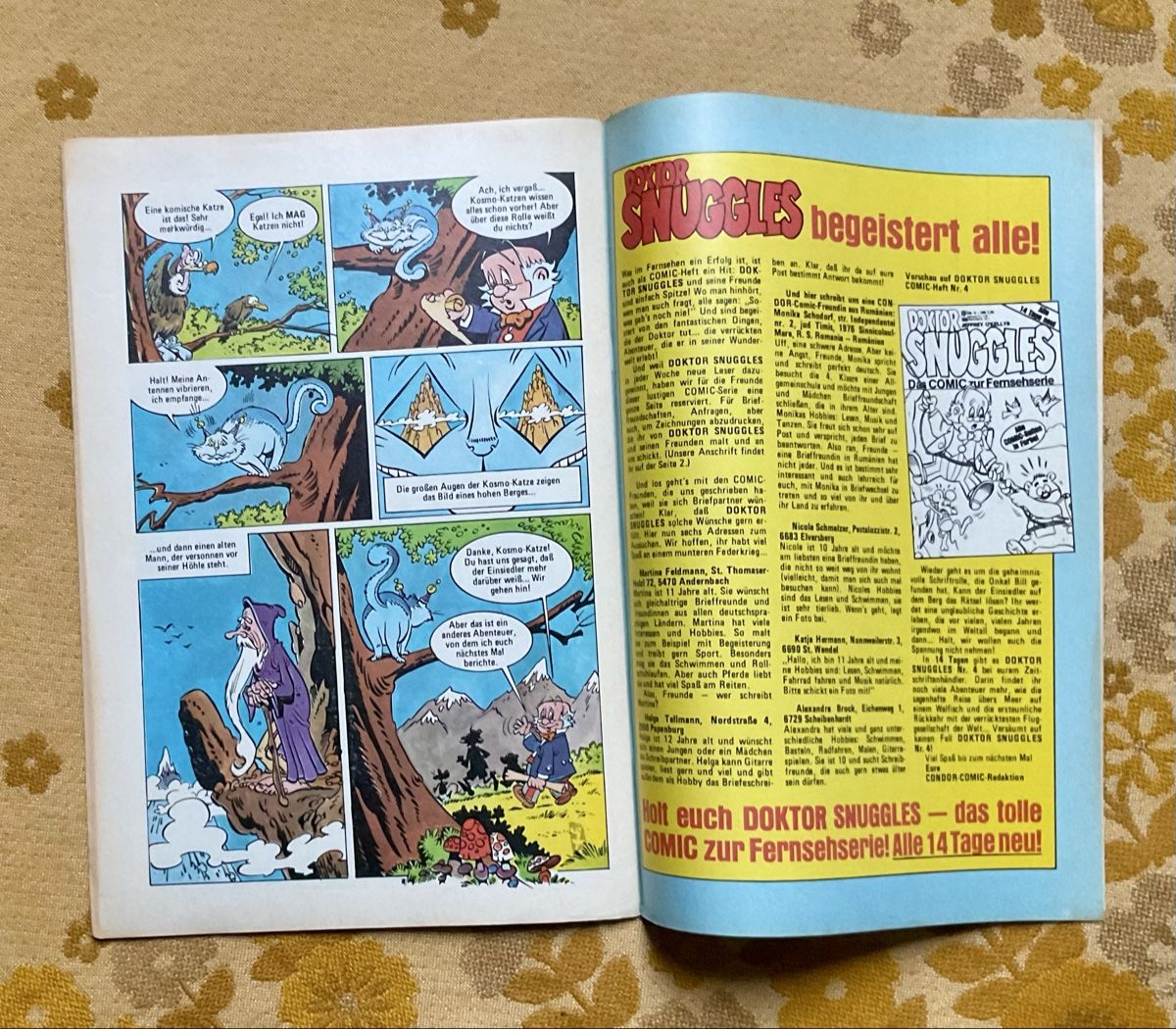 Fumetti: Doktor Snuggles Heft Nr 3 von 1981 – Usato da Endingen venduto da nathan05 8