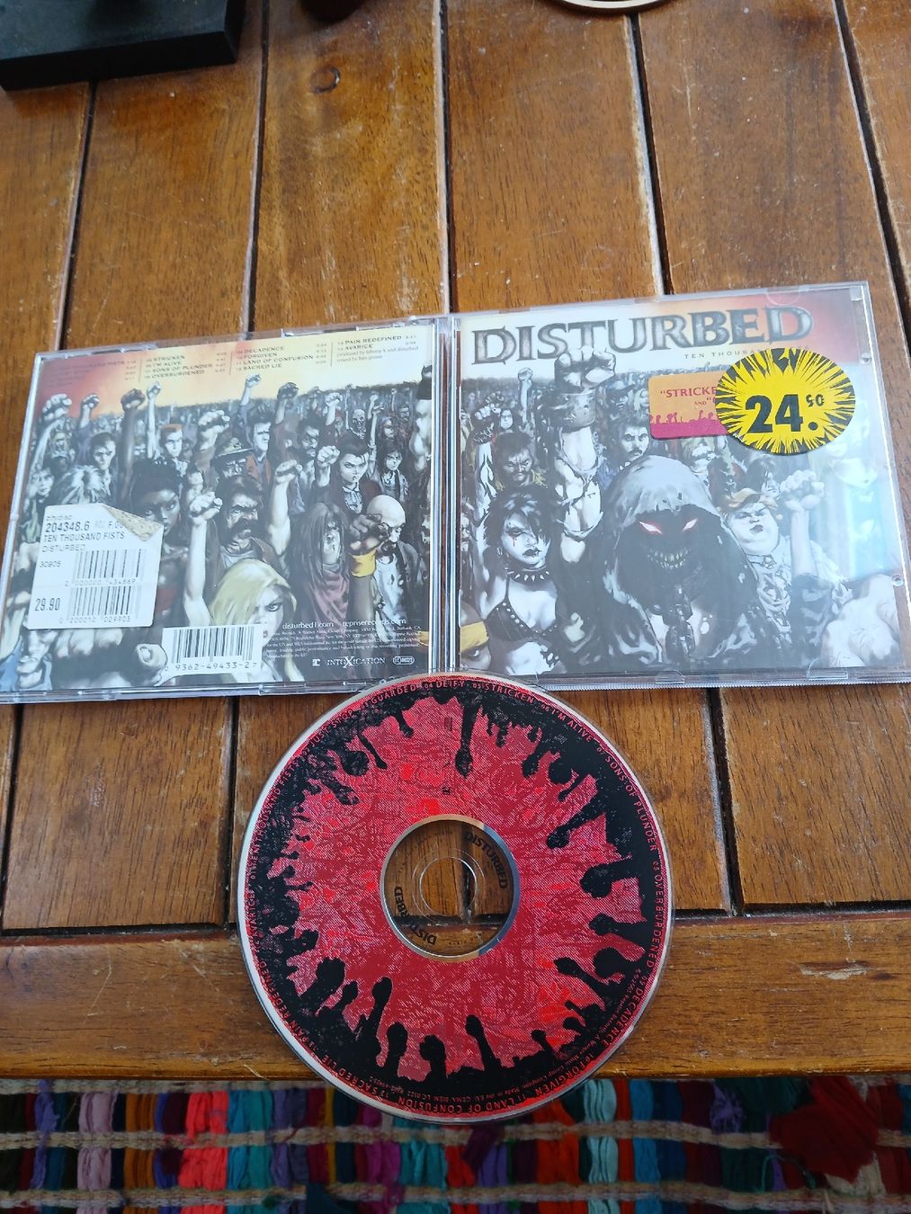 CD: disturbed - ten... – Usato da St-Cergue venduto da VeganWarrior