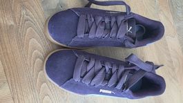 Puma Smash Sneaker lila/burgunder –Top Zustand
