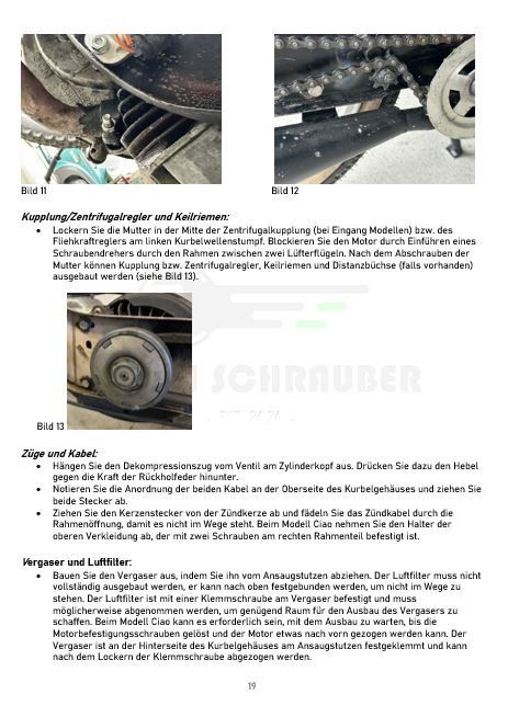 Piaggio Parti ricambio per ciclomotori: Piaggio Ciao, Bravo, Boxer Werkstatthandbuch Softcover – Nuovo e nell'imballaggio originale da Kirchleerau venduto da Toeffli_Schrauber 4