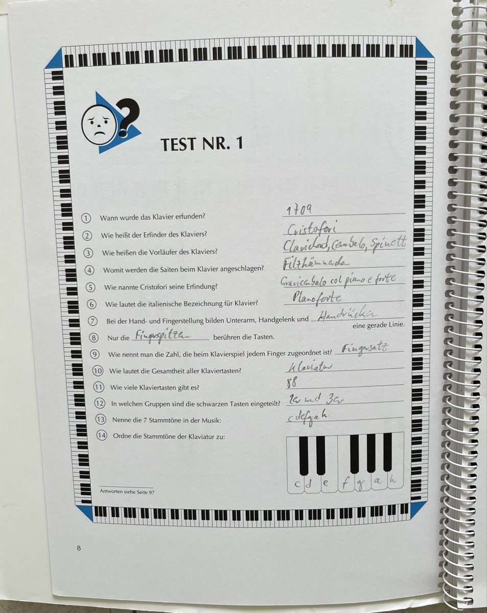 Libri: Klavier Schulbücher  – Usato da Ennetbürgen venduto da Peter12345 1