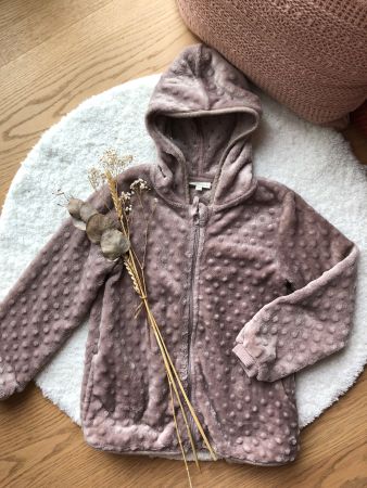 POMP DE LUX Fleecejacke mit Kapuze Gr. 122/128