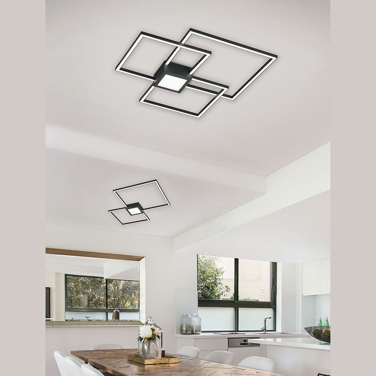 Lampadari & plafoniere: LED Deckenleuchte, Dimmer, 65 cm x 65 cm – Nuovo (secondo la descrizione) da Kreuzlingen venduto da Smart-Light 1