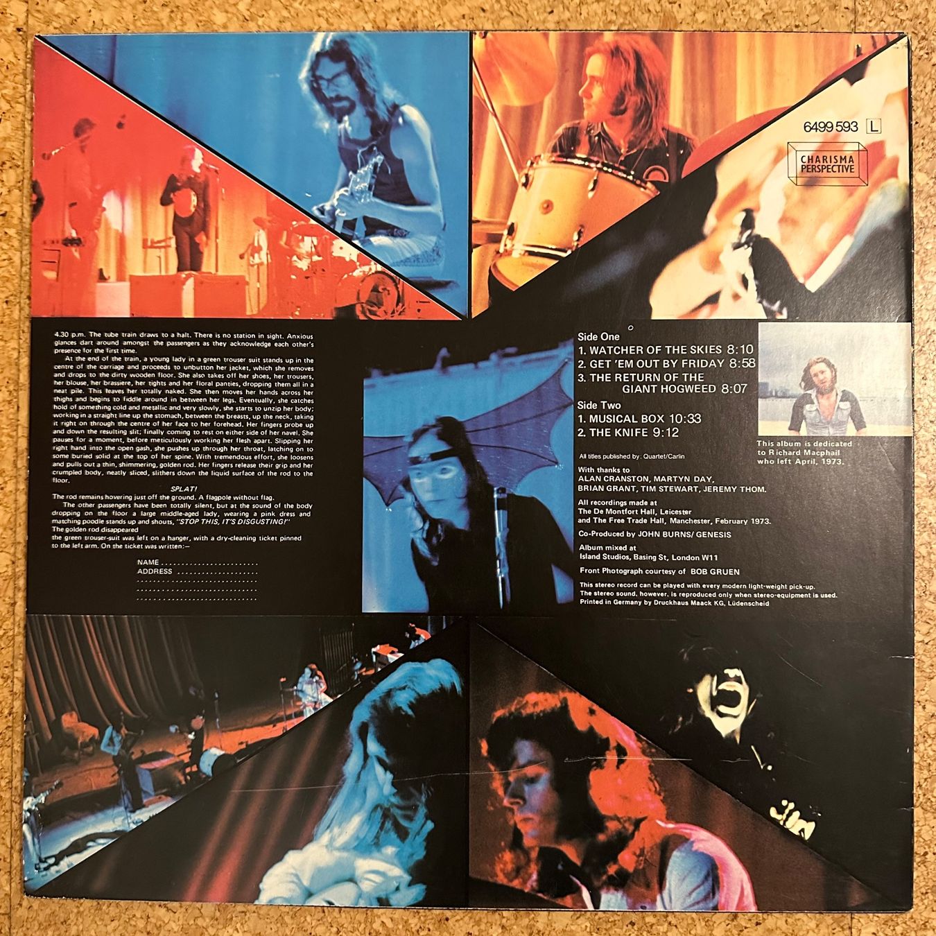 Dischi in vinile: LP - Genesis – Genesis Live – Usato da Breganzona venduto da Onairda75 1