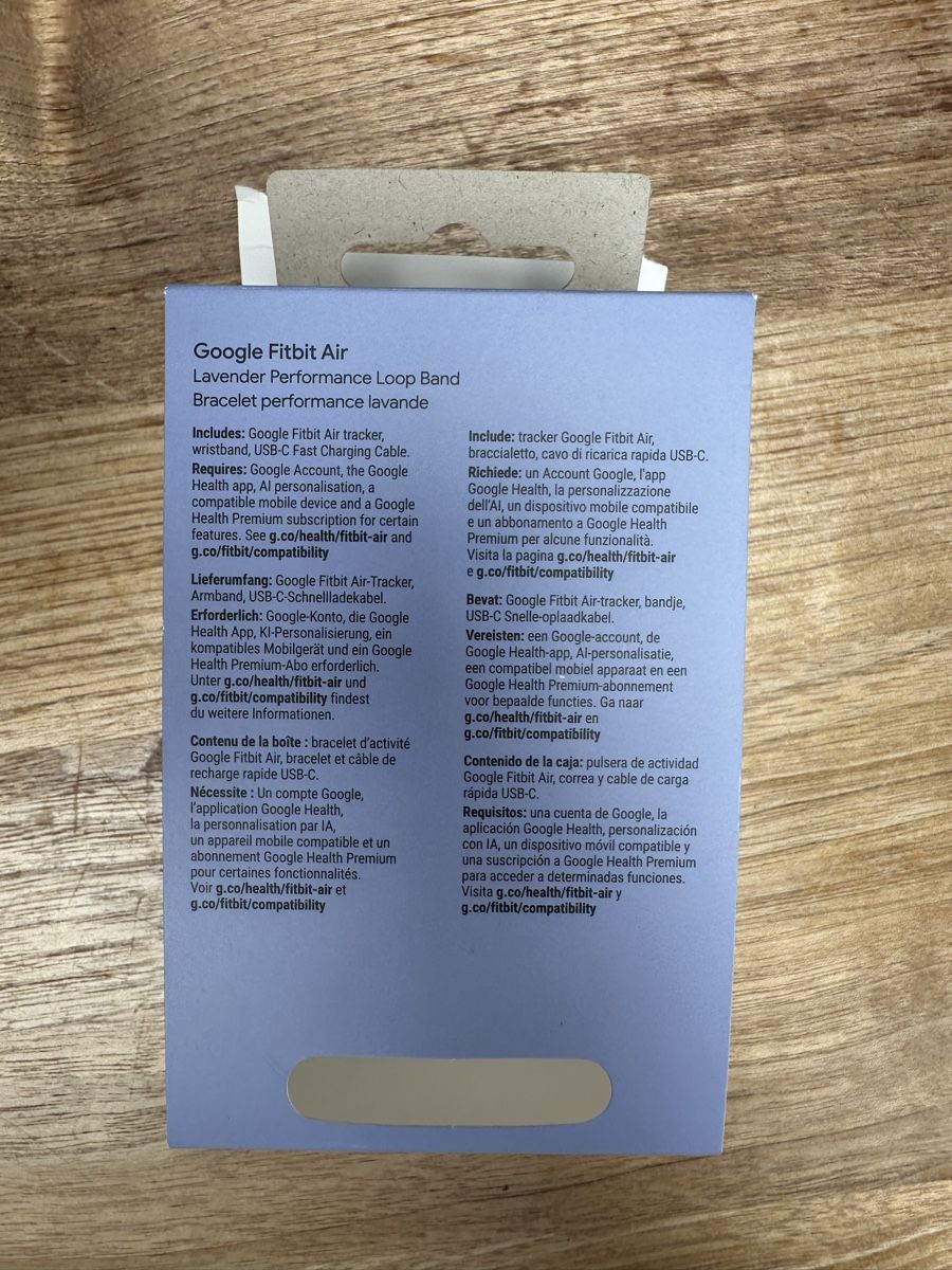 Fitbit Smartwatch: Google Fitbit Air Tracker & Lavender Band – Neu (gemäss Beschreibung) aus Lachen SZ von shi_22v2 2