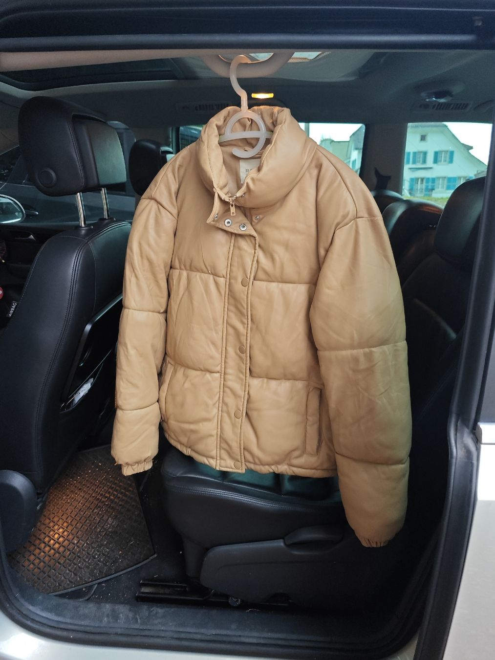 Giacche: Review Jacke in Lederoptik Beige, Gr. M – Difettoso da Wädenswil venduto da macik