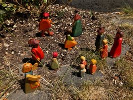 Familie, Bauern, Hirten - Original Ostheimer Spielfiguren