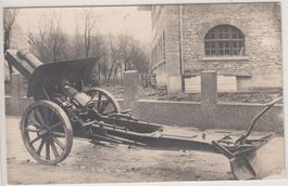 Militärpostkarte Kanone In Grossformat