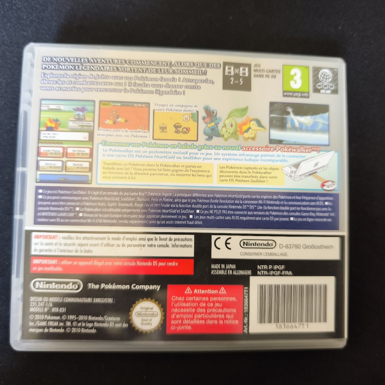 Giochi: Pokémon Version Argent SoulSilver - Complet – Usato da Montet (Broye) venduto da Mimsoline 2