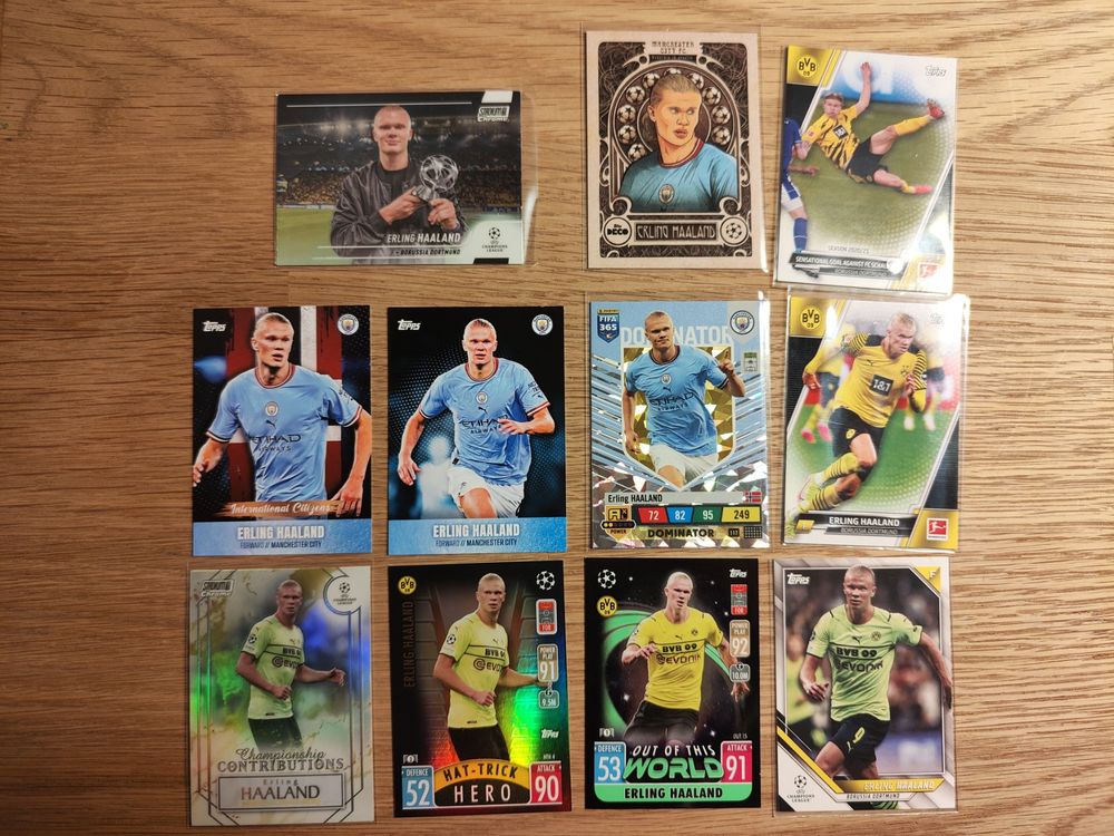TOPPS MATCH ATTAX CL Extra 24/25 N º Le 1 Erling Haaland White Oro EUR