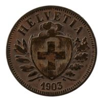 Schweiz / Suisse - 2 Rappen - 1903