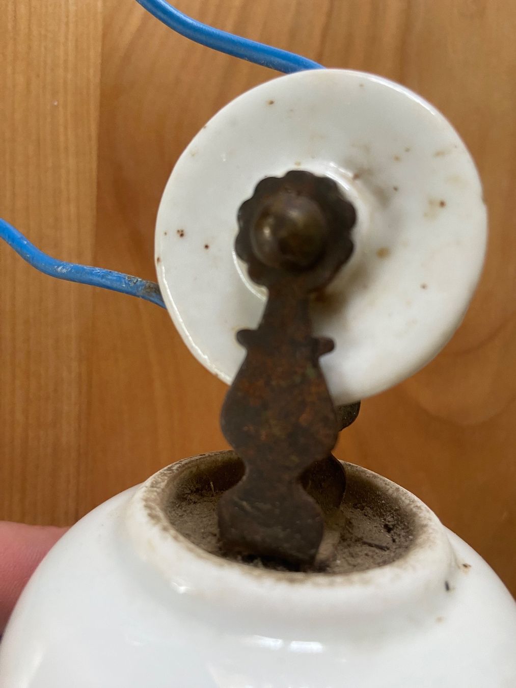 Lampadari & plafoniere: Lampengegengewicht aus Keramik mit Laufrad – Usato da Ostermundigen venduto da D.fou 1