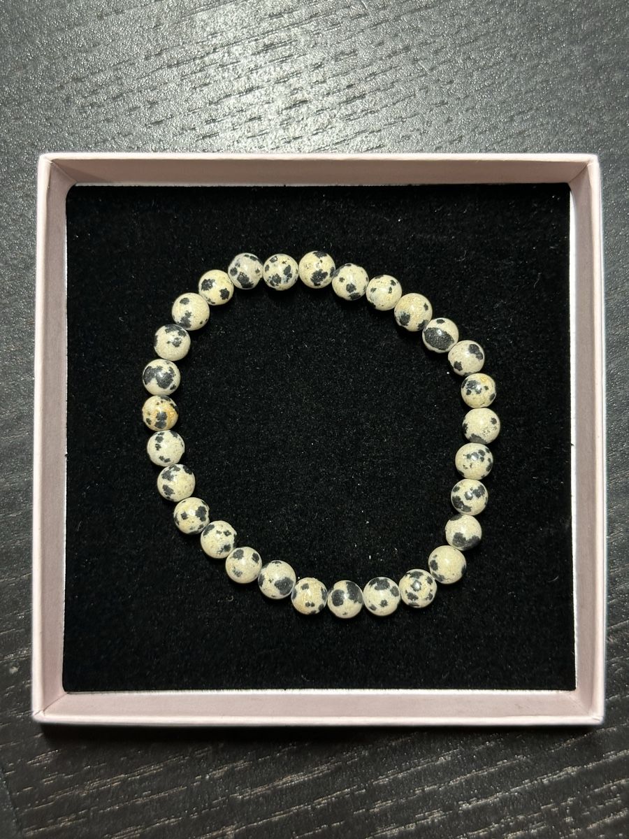 Bracciali & Braccialetti: Dalmatiner Jaspis Armband – Nuovo (secondo la descrizione) da Altishofen venduto da samira.saskja