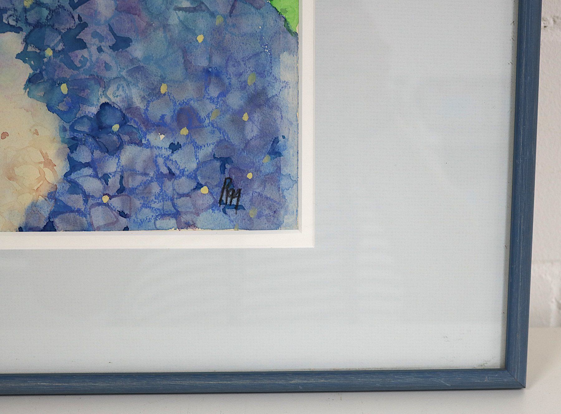 Dipinti: Aquarell Gemälde Hortensien – Usato da Volketswil venduto da brockipfannenstil 5