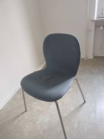 2x IKEA KARLPETTER Stuhl, Gunnared hellblau / Chrom