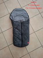 Kaiser Kinderwagen-Fusssack schwarz 0-12 Monate gebraucht