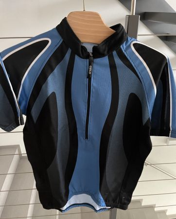 Radtrikot Odlo "Thomas Frischknecht" blau schwarz gebraucht