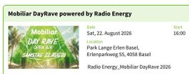 1 E-Ticket Mobiliar Day Rave 2026
