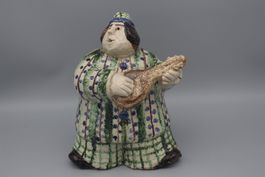 ""Clown mit Banjo "Künstler * Ueli Schmutz (1932-2024) *