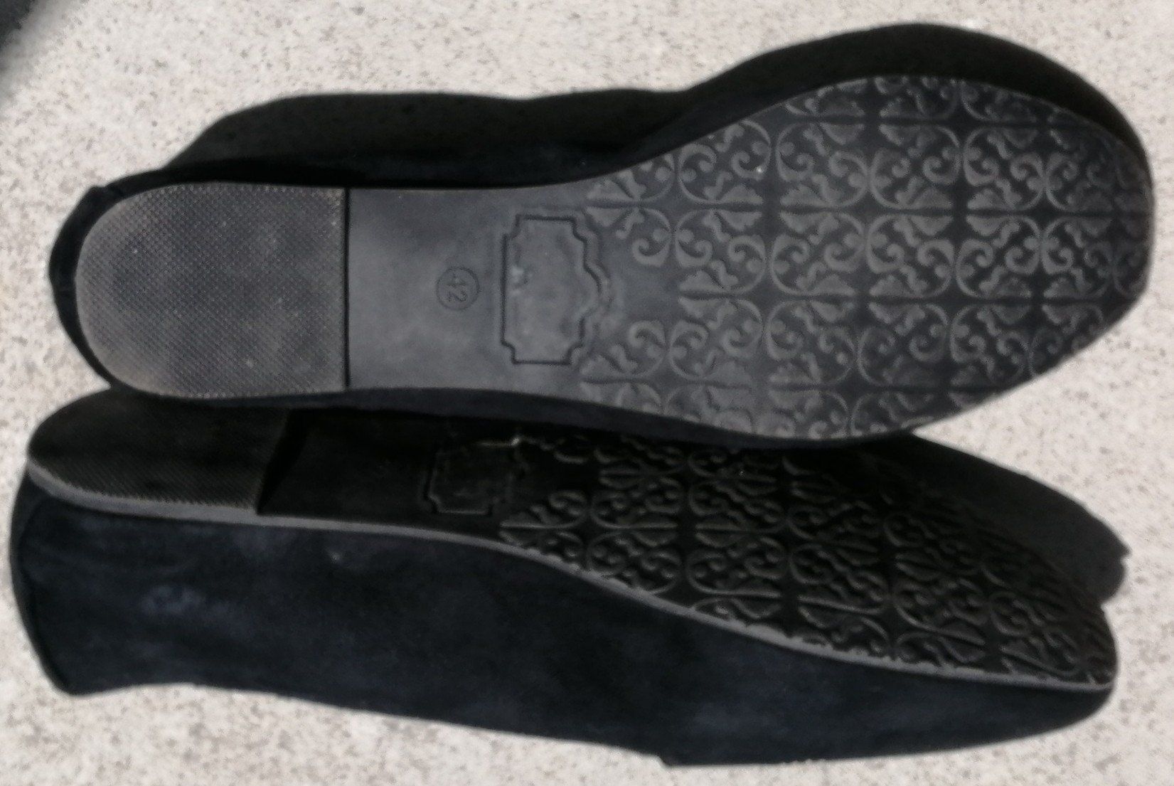 Cube Scarpe da donna: Schicke, schwarze Damen-Ballerinas, Cube, Gr. 42 – Usato da Schaffhausen venduto da Domifran 3