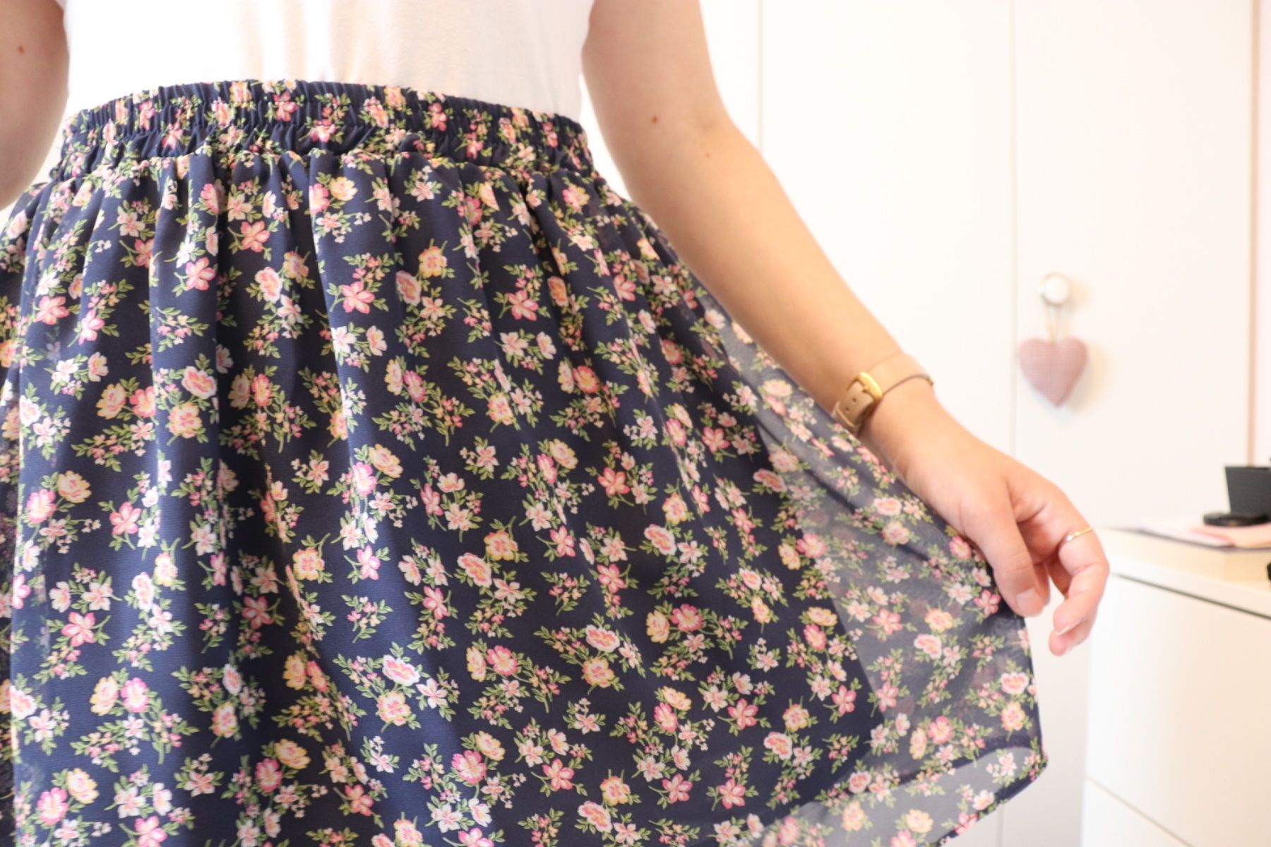 C&A Gonne: Jupe à fleurs C&A – Usato da Essertines-Yverdon venduto da Alice977 2