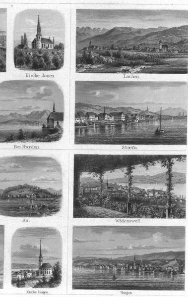 Stiche: Zürichsee Souvenir – Gebraucht aus Rafz von Helvet32 2