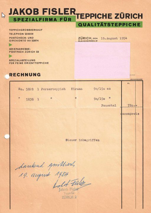 Teppiche: 2 Stk. Perserteppiche Kirman 90/150 – Gebraucht aus Geltwil von 98 6