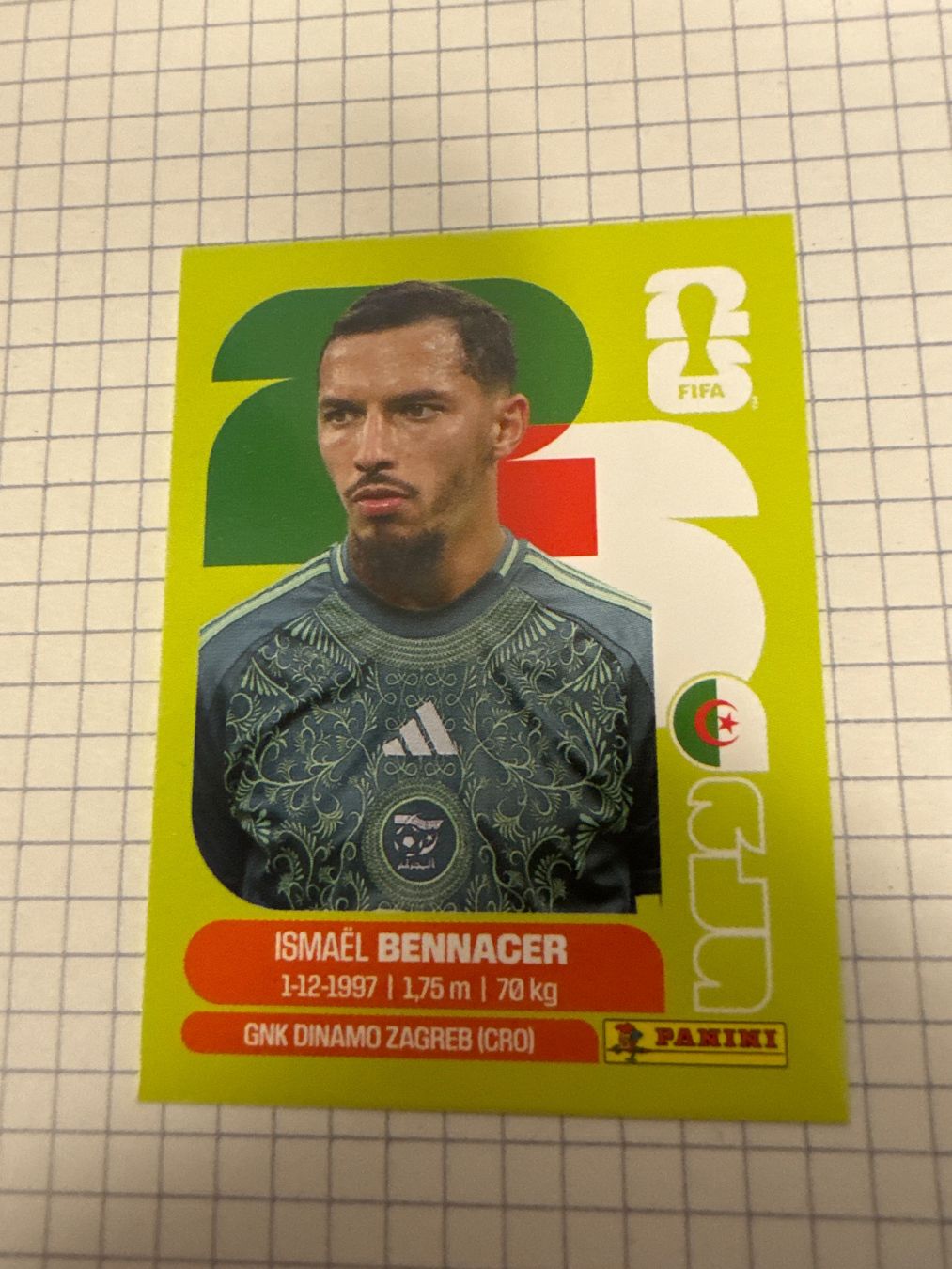 Panini Sammelbilder & Trading cards: Panini Sticker WM 2026, ALG 8 Ismael Bennacer – Neu (gemäss Beschreibung) aus Winterthur von mathis-spielsteine