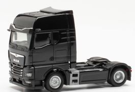 MAN TGX GX Sattelzugmaschine Schwarz Herpa 1:87