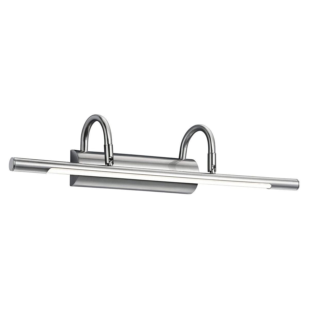 Lampade: LED Wandleuchte, Nickel, 48 cm x 10 cm – Nuovo (secondo la descrizione) da Kreuzlingen venduto da Smart-Light 4