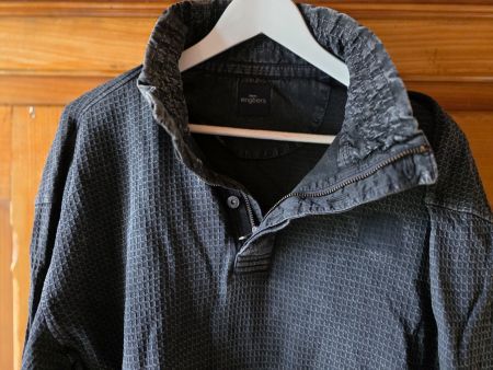 Engbers Pullover - Hoodie - grau- washed Look - Grösse L