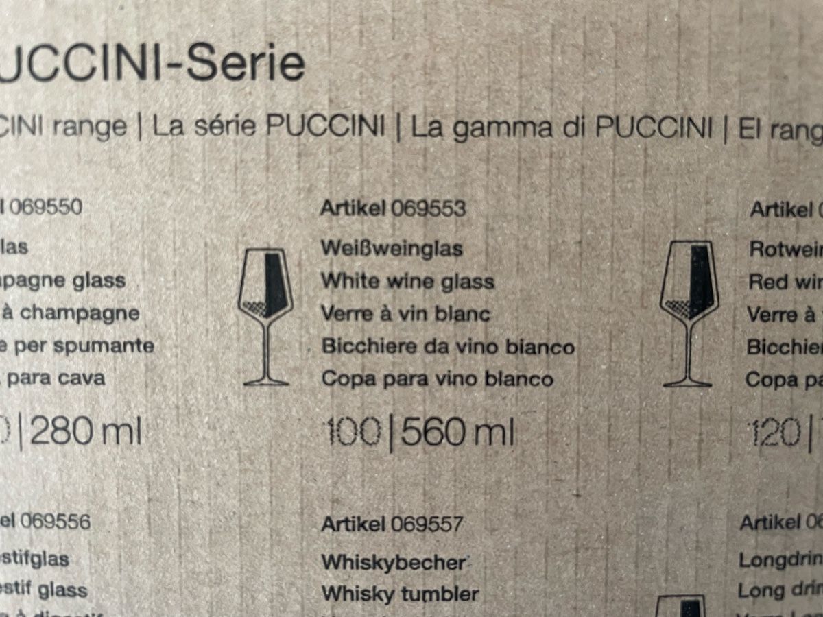 Gläser: Leonardo Puccini Weissweinglas - 6er Set – Gebraucht aus Thalwil von Andieg 5