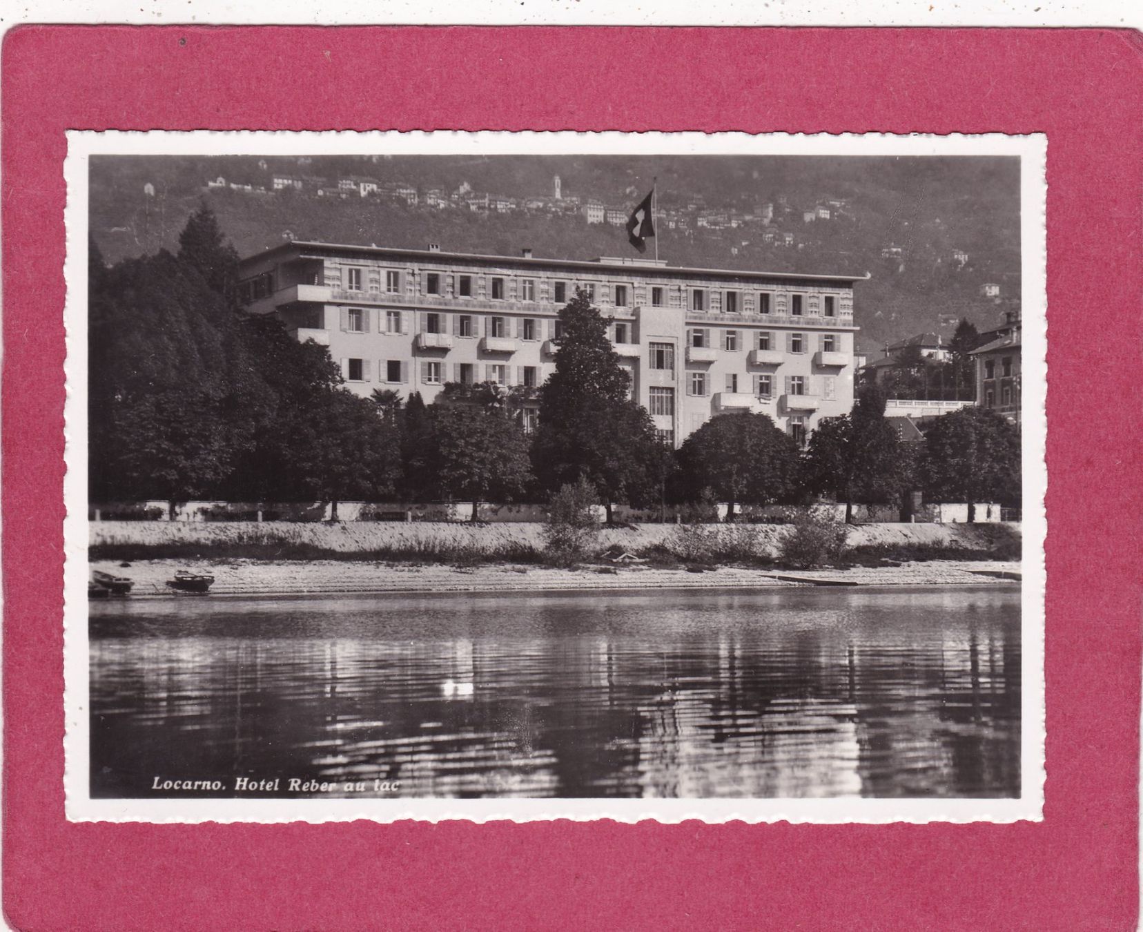 Cartoline postali: Locarno Hotel Reber au Lac – Usato da Herisau venduto da Lisegrat2008