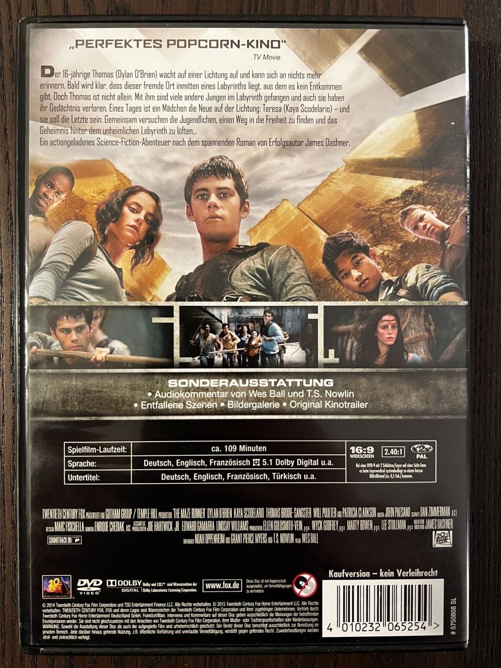 Alle DVDs: Maze Runner - Die Auserwählten im Labyrinth – Gebraucht aus Zürich von FilmFreunde 1
