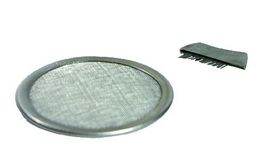 Räuchersieb Edelstahl Ø 8,5 cm - mit Bürstchen