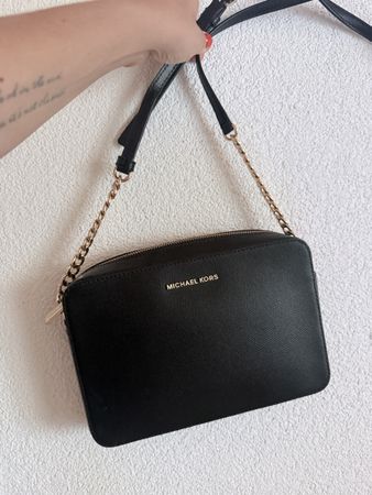 Michael Kors Tasche Leder Schwarz Damen wie neu