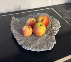 Früchteschale Betonblatt