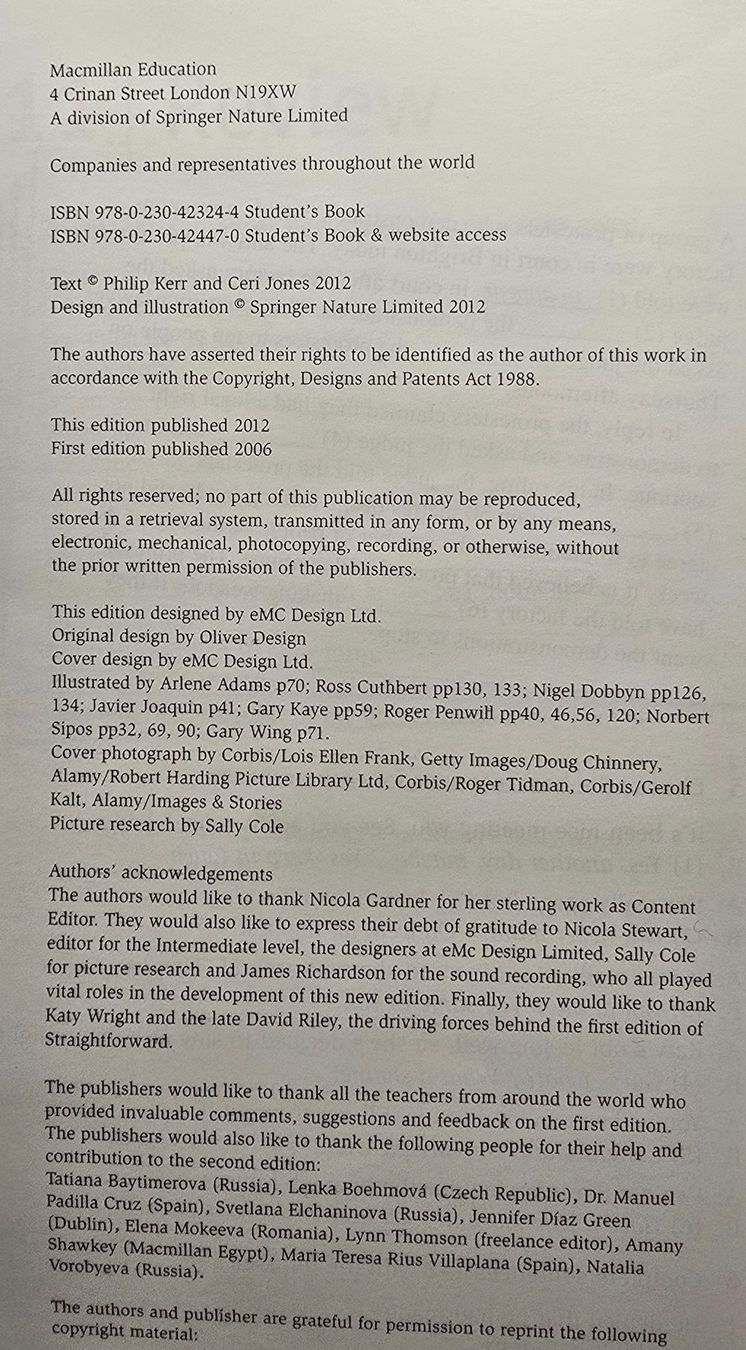 Libri: Straightforward Second Edition, student's book – Usato da Zürich venduto da pfo_tjp8 2