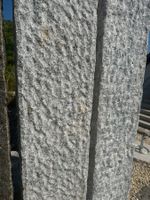 16 Stk. Palisaden Granit hellgrau / Format 250cmx30cmx8cm