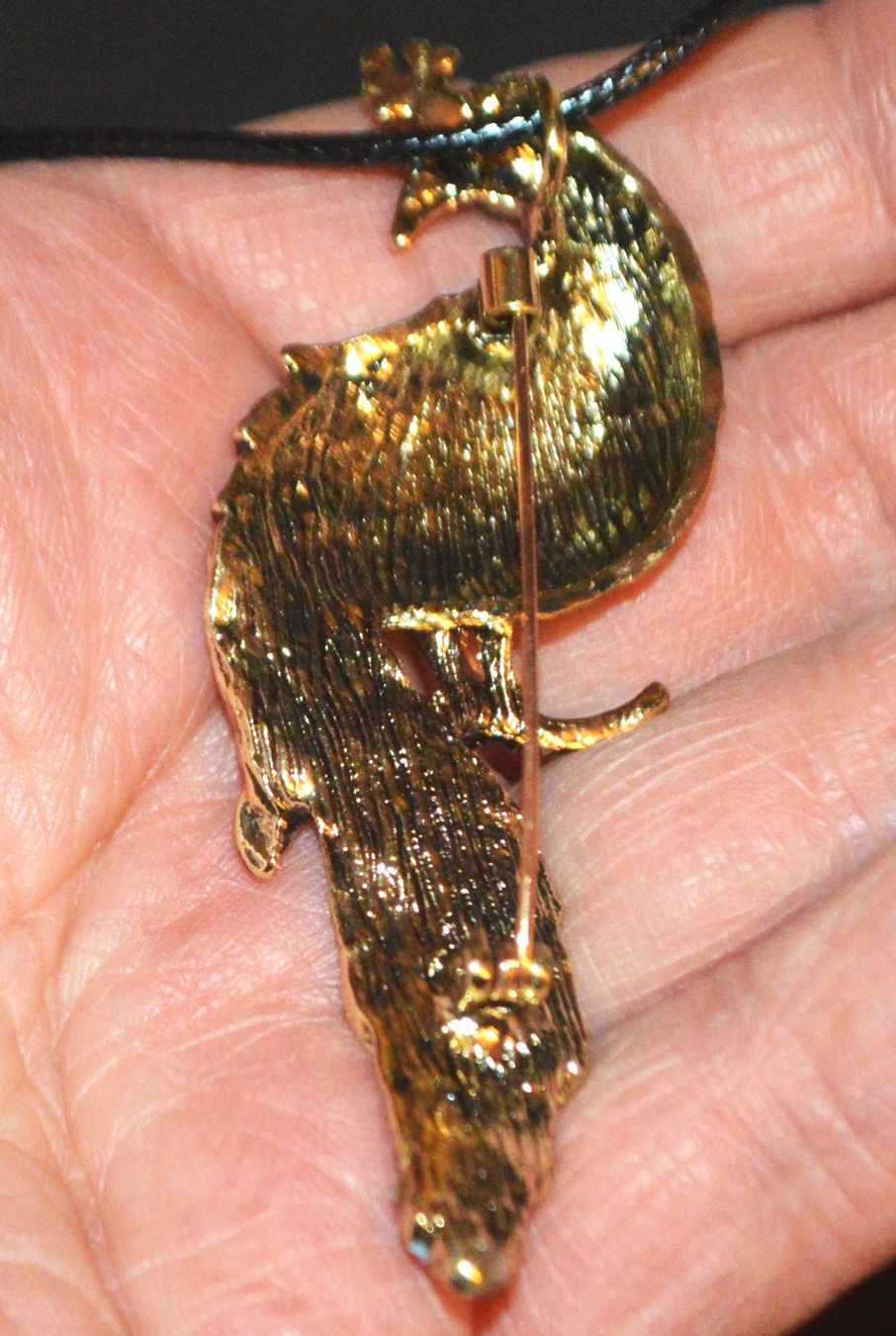 Spille & Fermagli: Brosche oder Halskette L-6694 – Pfau mit Strass – Nuovo e nell'imballaggio originale da Goldiwil (Thun) venduto da han_v5b7 4