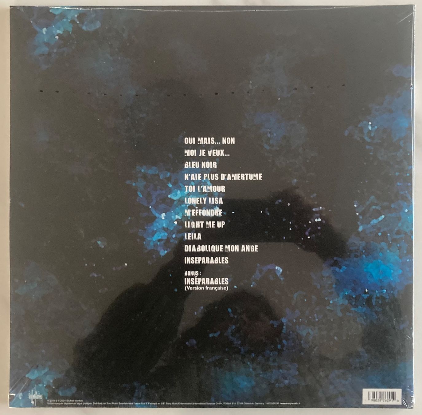Dischi in vinile: MYLÈNE FARMER - BLEU NOIR – Nuovo e nell'imballaggio originale da Poliez-Pittet venduto da Newtown-Records 1
