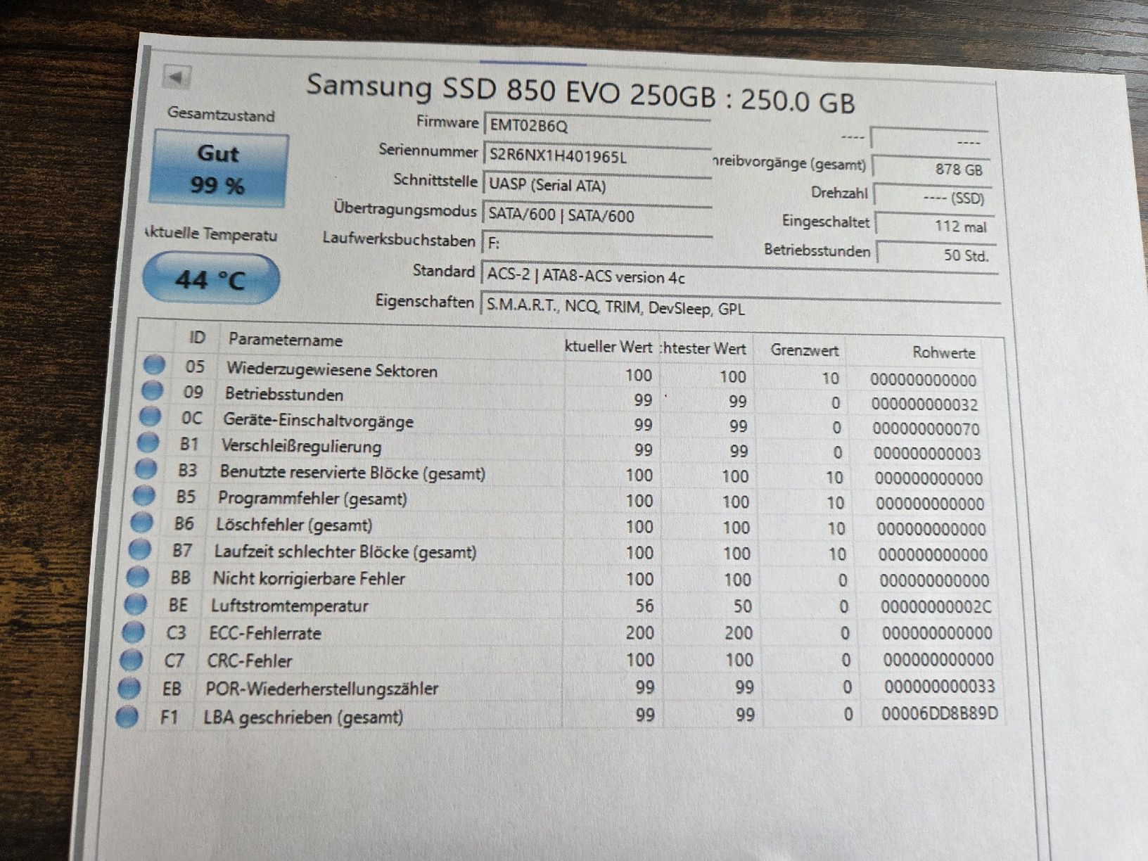 Samsung Dischi rigidi: Samsung SSD 850 EVO 250GB Solid State Drive – Usato da Winterthur venduto da Maricels_Boutique 2