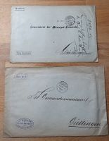2x Amtl. Briefe Frauenfeld nach Güttingen 1883/1896