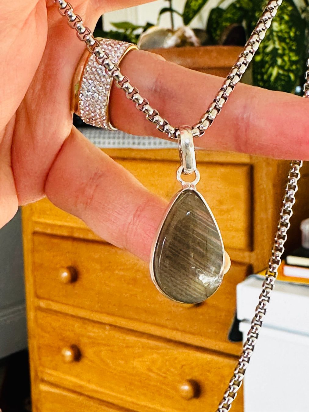 Catenine: Labradorite necklace – Nuovo e nell'imballaggio originale da Genève venduto da AGBERG 3
