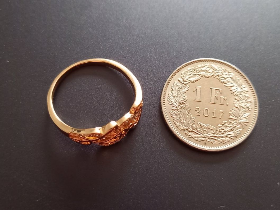 Ringe: Vergoldet Ring, Grosse 8 (57) – Gebraucht aus St-Prex von big_c6bb 2