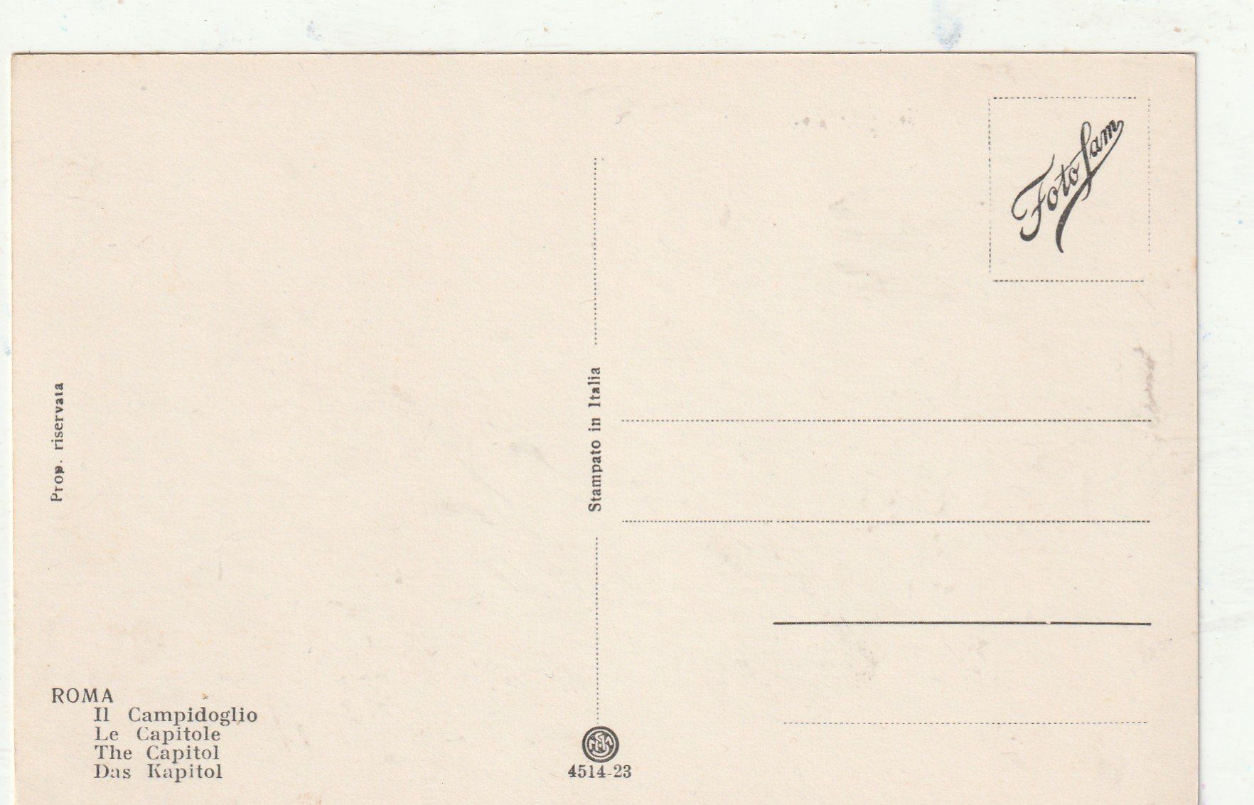 Cartoline postali: Rom Das Kapitol – Usato da Lumbrein venduto da made02 1